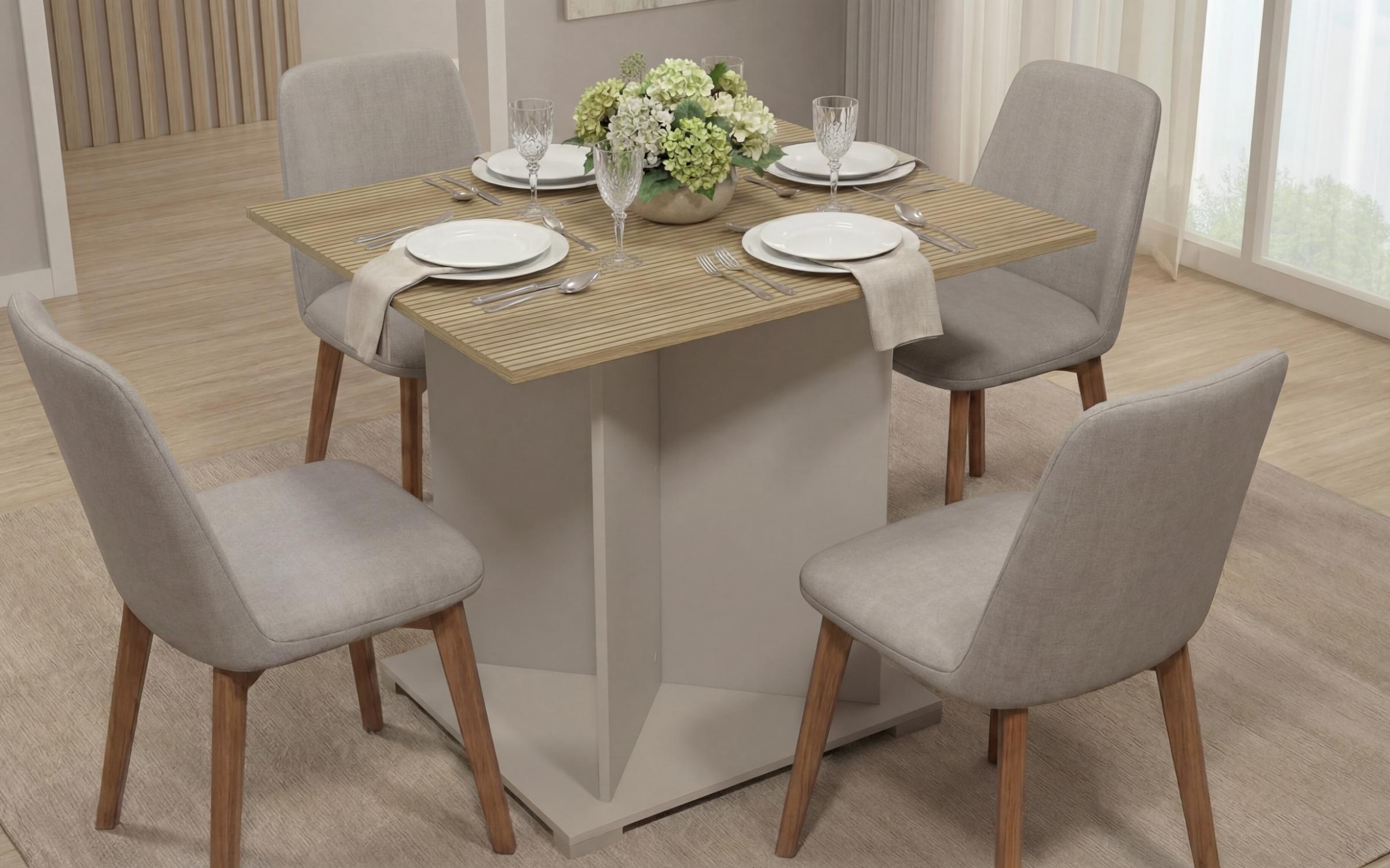 Dining table Aurea XL, sand matt + Cadiz  1